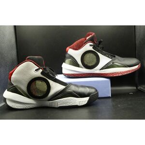 Nike Air Jordan 2010 Black Varsity Red 387358-061, Size 10, MISSING INSOLES